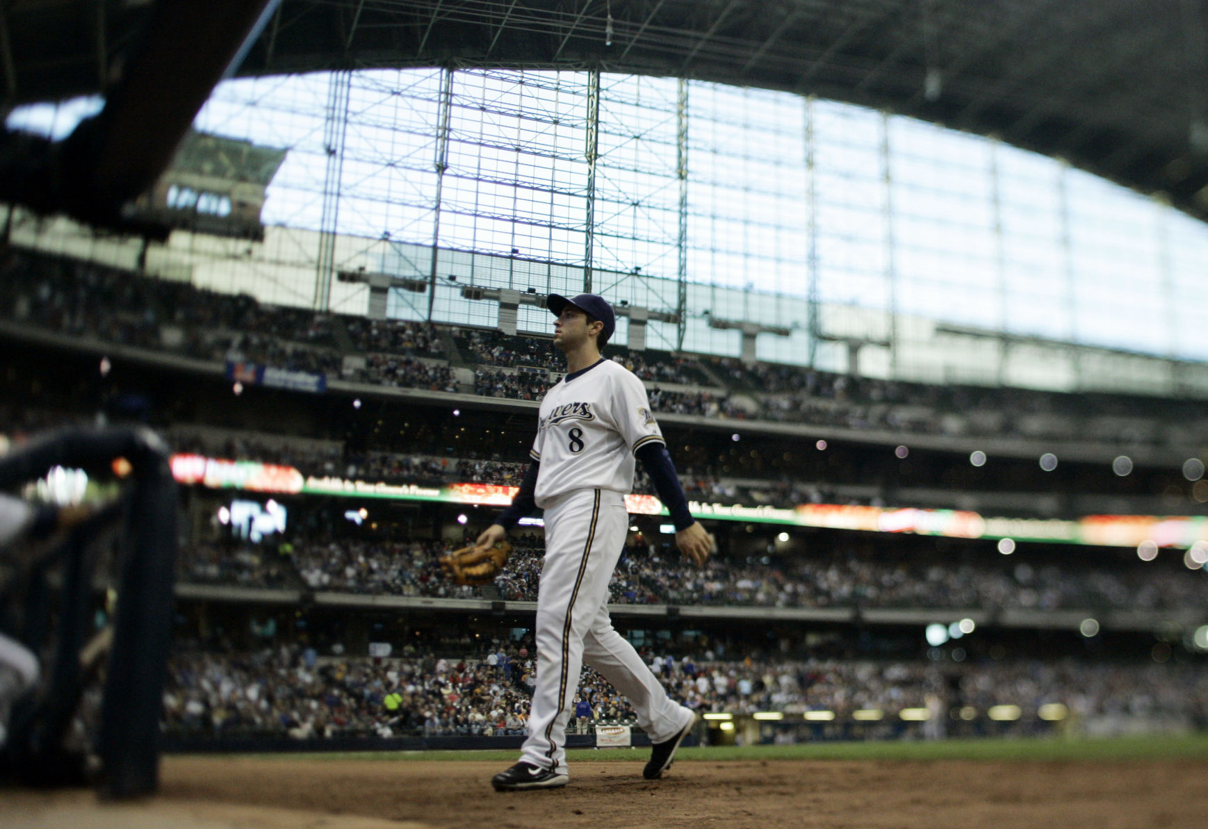 Dodgers Brewers Baseball